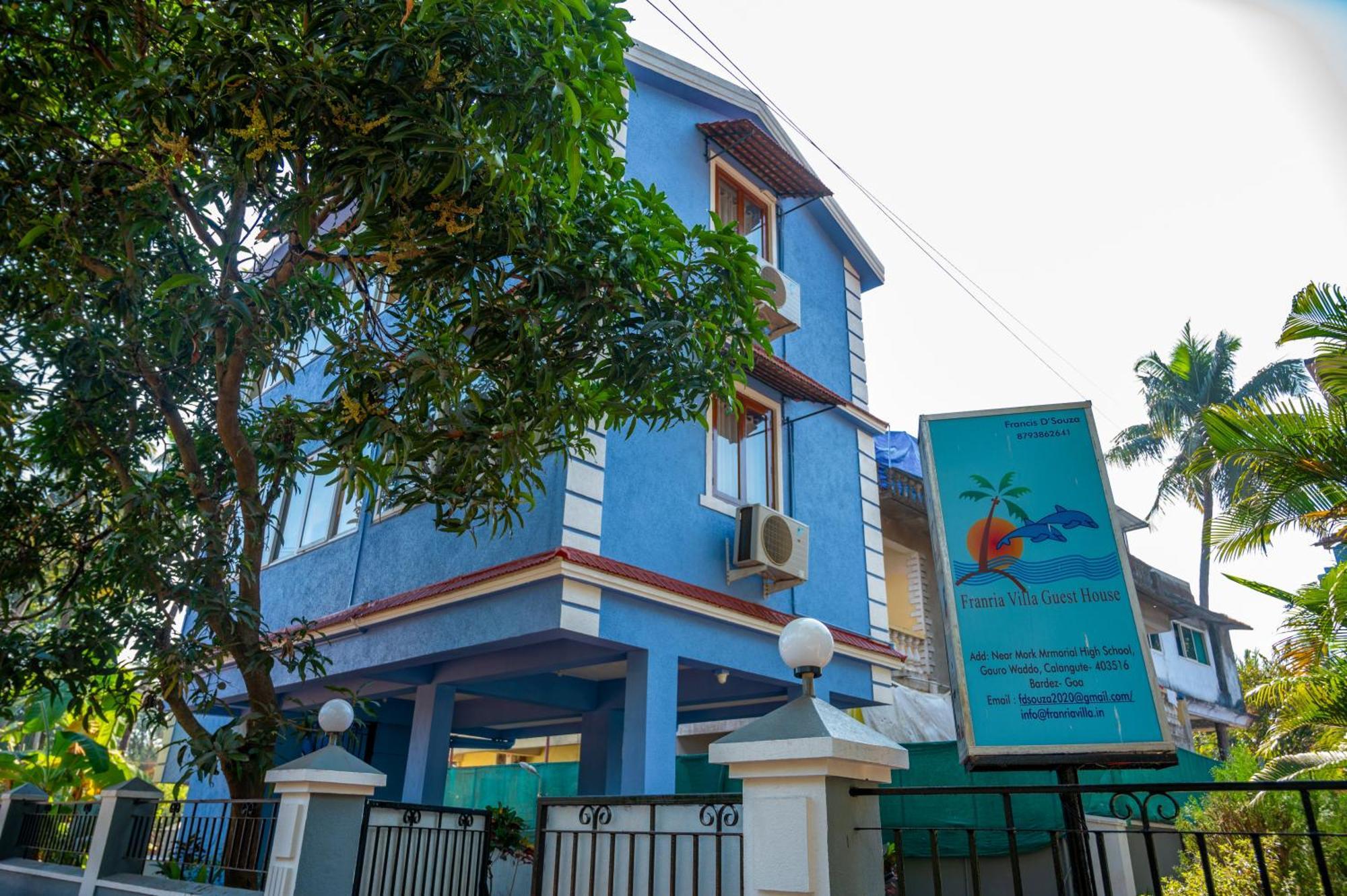 Franria Villa Guest House Calangute Exterior foto